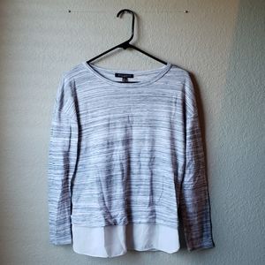 Green Envelope size M gray blouse sweater